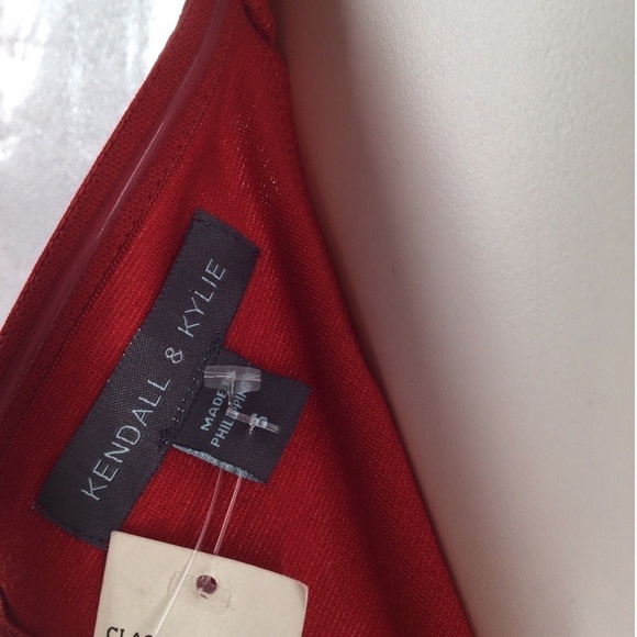 Kendall & Kylie Big Bow Red Party Dress - Picture 10 of 14